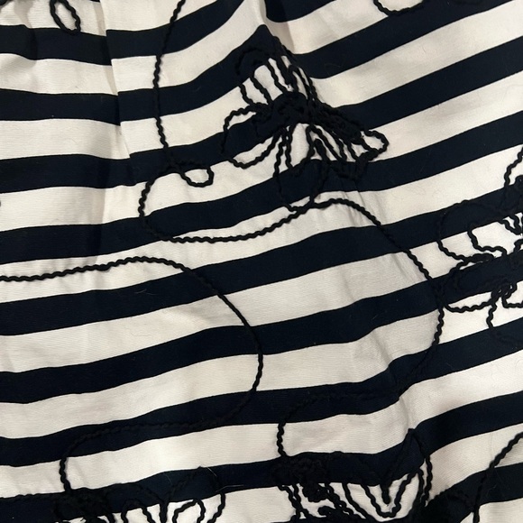Black and white striped lily pulitzer strapless dresss - Picture 2 of 4
